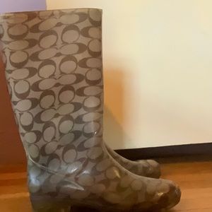 Coach Rain boots